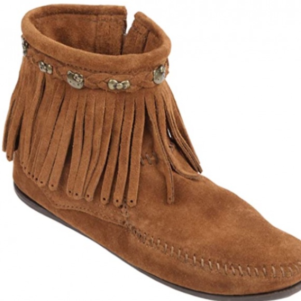 Hello Kitty Minnetonka Booties size 7